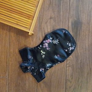 Mandarin Dress Wine Bottle Decor